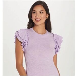 Goldie purple shirt
